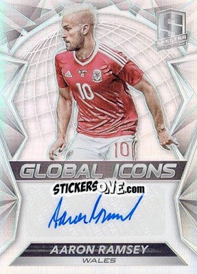 Sticker Aaron Ramsey - Spectra Soccer 2016 n. GI-AR - Panini