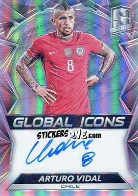 Sticker Arturo Vidal - Spectra Soccer 2016 n. GI-AV - Panini