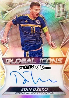 Sticker Edin Dzeko - Spectra Soccer 2016 n. GI-ED - Panini