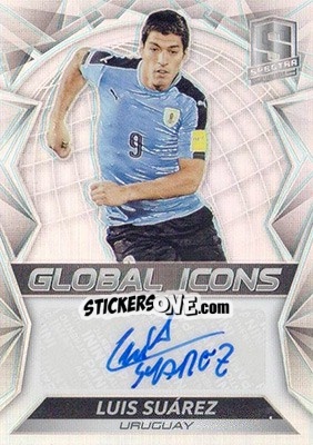 Cromo Luis Suarez - Spectra Soccer 2016 - Panini