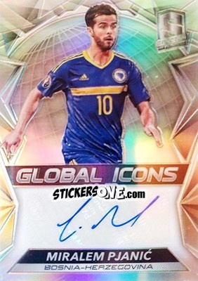 Cromo Miralem Pjanic - Spectra Soccer 2016 - Panini