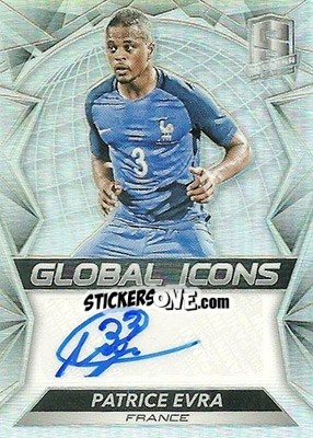 Sticker Patrice Evra - Spectra Soccer 2016 n. GI-PE - Panini