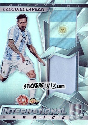 Sticker Ezequiel Lavezzi - Spectra Soccer 2016 - Panini