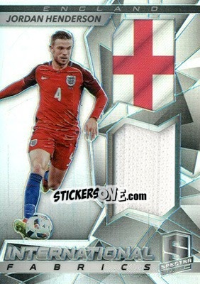 Sticker Jordan Henderson - Spectra Soccer 2016 - Panini