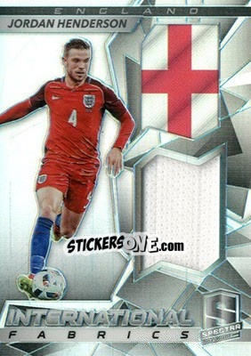 Sticker Jordan Henderson - Spectra Soccer 2016 n. IF-JH - Panini