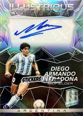 Sticker Diego Armando Maradona - Spectra Soccer 2016 n. IL-DAM - Panini