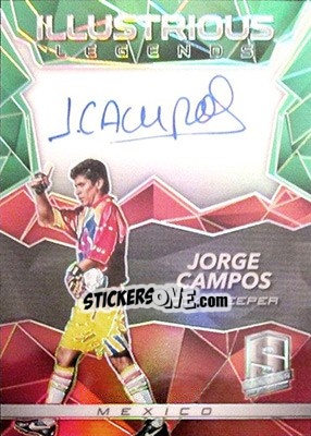 Sticker Jorge Campos - Spectra Soccer 2016 - Panini