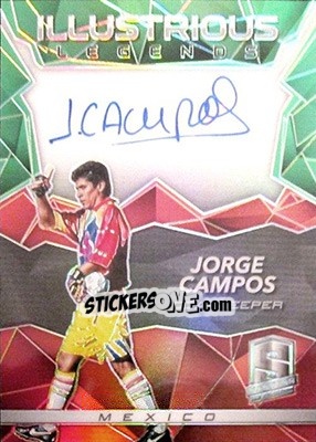 Sticker Jorge Campos - Spectra Soccer 2016 n. IL-JC - Panini