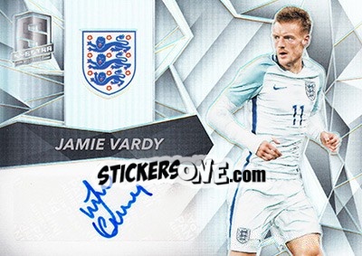 Cromo Jamie Vardy - Spectra Soccer 2016 - Panini