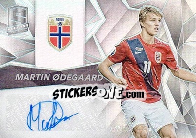 Sticker Martin Odegaard - Spectra Soccer 2016 - Panini