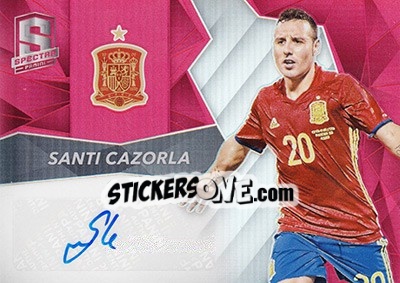 Sticker Santi Cazorla - Spectra Soccer 2016 n. S-SC - Panini