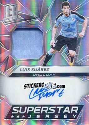 Sticker Luis Suarez - Spectra Soccer 2016 n. SU-LS - Panini