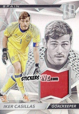Sticker Iker Casillas - Spectra Soccer 2016 n. SW-IC - Panini
