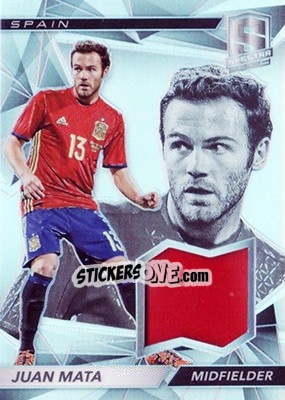 Sticker Juan Mata - Spectra Soccer 2016 n. SW-JM - Panini