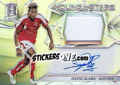 Sticker David Alaba - Spectra Soccer 2016 n. YS-DA - Panini