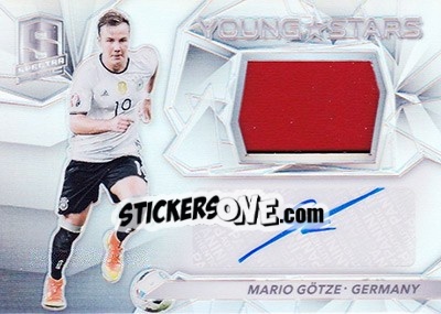 Sticker Mario Gotze - Spectra Soccer 2016 n. YS-MG - Panini