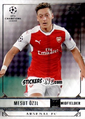 Sticker Mesut Ozil - UEFA Champions League Showcase 2016-2017 n. 4 - Topps