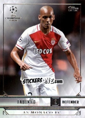 Sticker Fabinho - UEFA Champions League Showcase 2016-2017 n. 10 - Topps