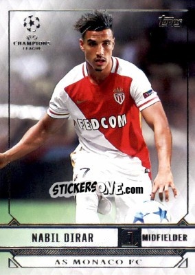 Sticker Nabil Dirar - UEFA Champions League Showcase 2016-2017 n. 12 - Topps