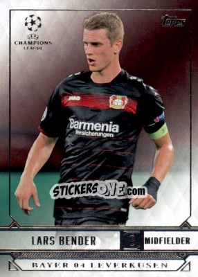 Sticker Lars Bender - UEFA Champions League Showcase 2016-2017 - Topps