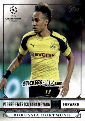 Sticker Pierre-Emerick Aubameyang - UEFA Champions League Showcase 2016-2017 n. 26 - Topps