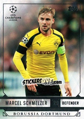 Sticker Marcel Schmelzer - UEFA Champions League Showcase 2016-2017 n. 27 - Topps