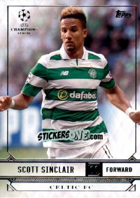 Sticker Scott Sinclair - UEFA Champions League Showcase 2016-2017 n. 32 - Topps
