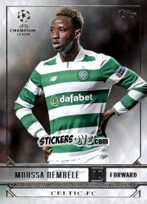 Sticker Moussa Dembele - UEFA Champions League Showcase 2016-2017 n. 34 - Topps