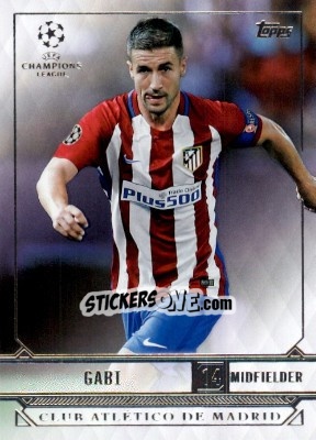 Figurina Gabi - UEFA Champions League Showcase 2016-2017 n. 38 - Topps