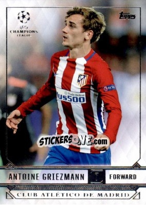 Sticker Antoine Griezmann - UEFA Champions League Showcase 2016-2017 n. 39 - Topps