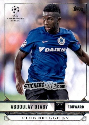 Sticker Abdoulay Diaby - UEFA Champions League Showcase 2016-2017 n. 43 - Topps