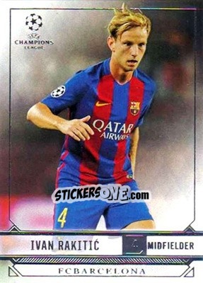 Sticker Ivan Rakitic - UEFA Champions League Showcase 2016-2017 n. 55 - Topps
