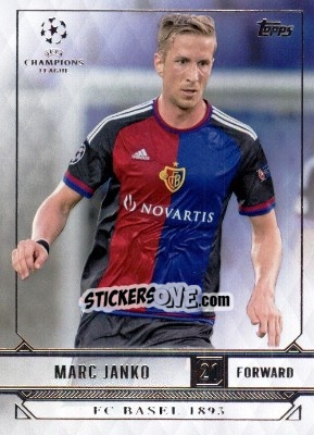 Sticker Marc Janko - UEFA Champions League Showcase 2016-2017 n. 56 - Topps