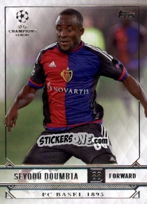 Sticker Seydou Doumbia - UEFA Champions League Showcase 2016-2017 n. 57 - Topps