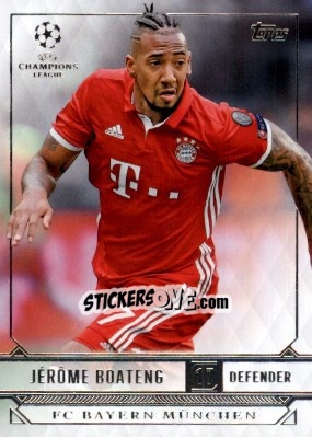 Sticker Jerôme Boateng - UEFA Champions League Showcase 2016-2017 n. 63 - Topps