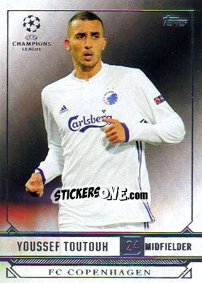 Sticker Youssef Toutouh - UEFA Champions League Showcase 2016-2017 n. 73 - Topps