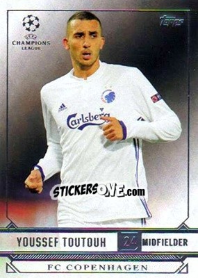 Sticker Youssef Toutouh - UEFA Champions League Showcase 2016-2017 - Topps