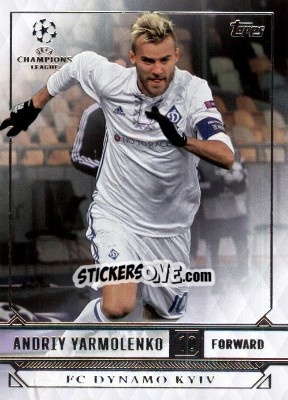 Sticker Andriy Yarmolenko - UEFA Champions League Showcase 2016-2017 n. 75 - Topps