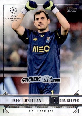Sticker Iker Casillas - UEFA Champions League Showcase 2016-2017 n. 83 - Topps