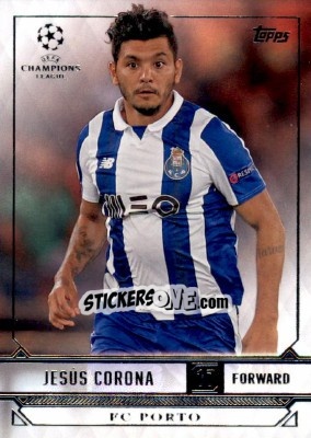 Sticker Jesus Corona - UEFA Champions League Showcase 2016-2017 n. 85 - Topps