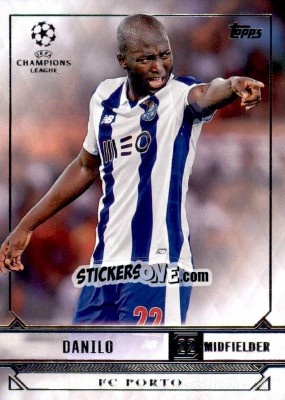 Sticker Danilo Pereira - UEFA Champions League Showcase 2016-2017 n. 86 - Topps