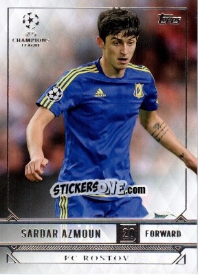 Sticker Sardar Azmoun - UEFA Champions League Showcase 2016-2017 n. 87 - Topps