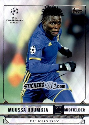 Sticker Moussa Doumbia - UEFA Champions League Showcase 2016-2017 n. 88 - Topps