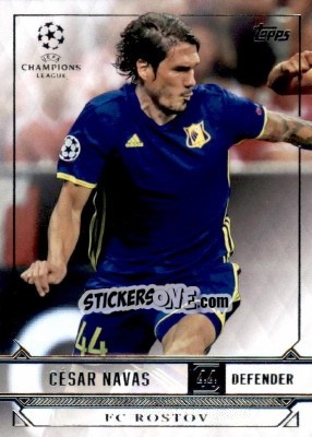 Sticker Cesar Navas - UEFA Champions League Showcase 2016-2017 - Topps