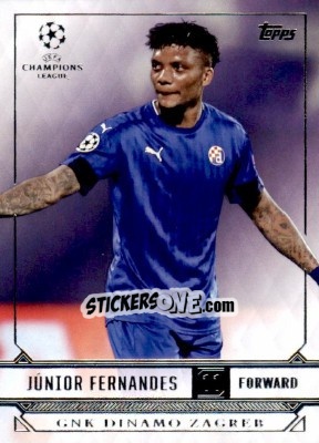 Sticker Junior Fernandes - UEFA Champions League Showcase 2016-2017 - Topps