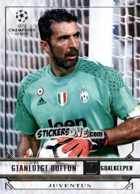 Sticker Gianluigi Buffon - UEFA Champions League Showcase 2016-2017 n. 100 - Topps
