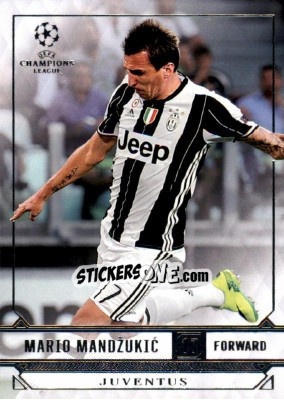 Sticker Mario Mandzukic - UEFA Champions League Showcase 2016-2017 n. 102 - Topps