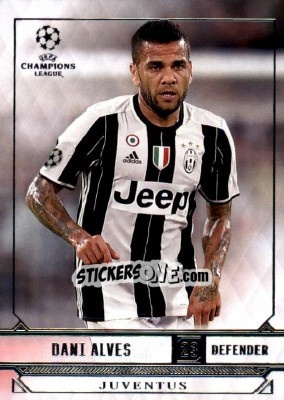 Figurina Dani Alves - UEFA Champions League Showcase 2016-2017 - Topps