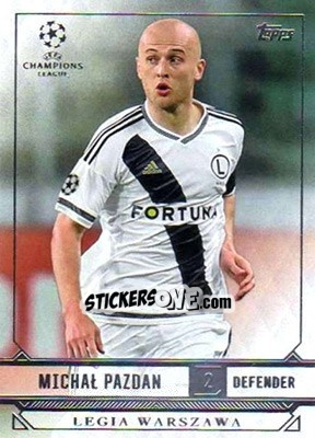 Sticker Michal Pazdan - UEFA Champions League Showcase 2016-2017 n. 107 - Topps