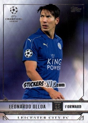 Sticker Leonardo Ulloa - UEFA Champions League Showcase 2016-2017 n. 114 - Topps